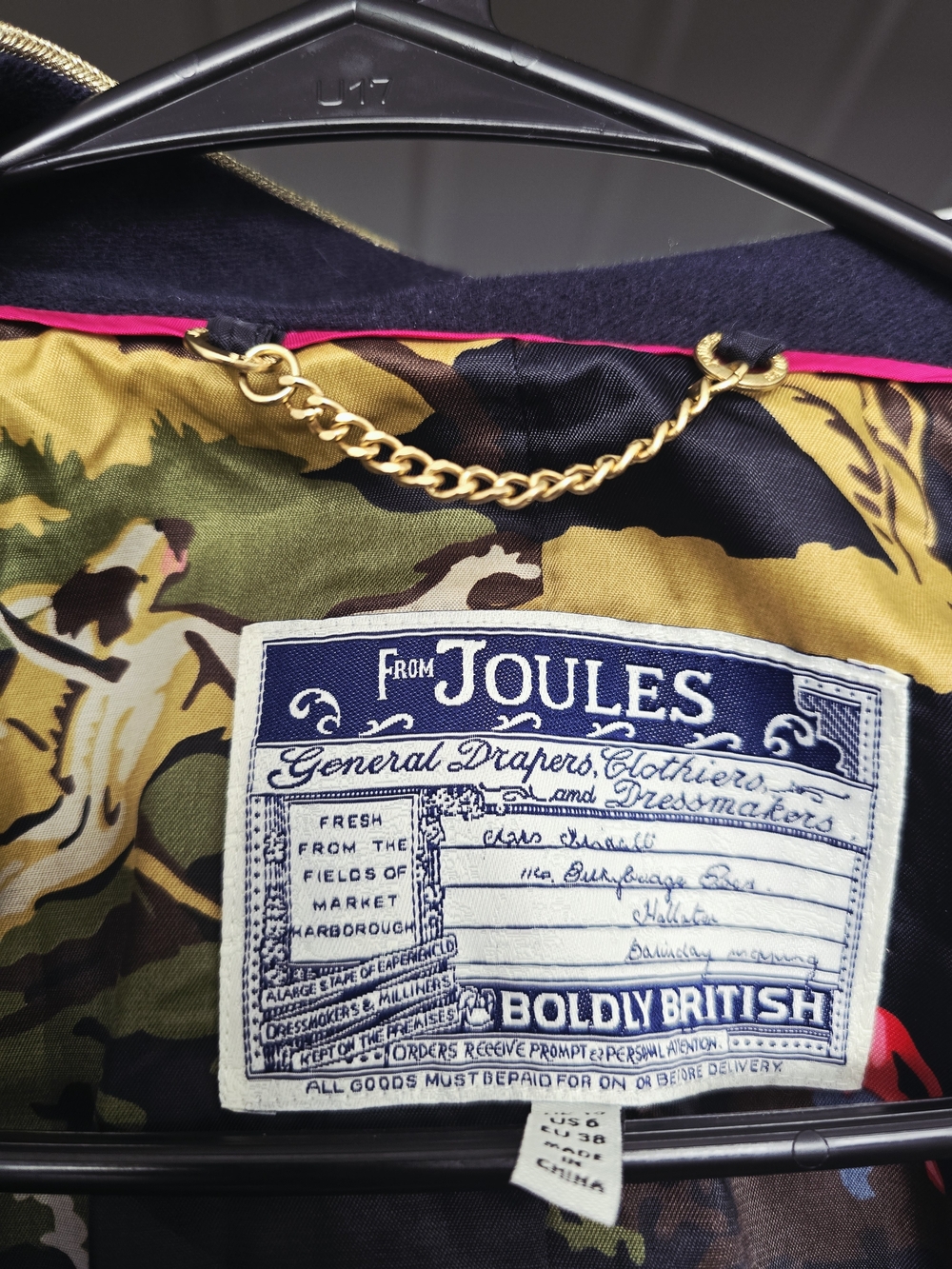 Joules "Boldly British" Army Military Style Jacket - Picture 14 of 16